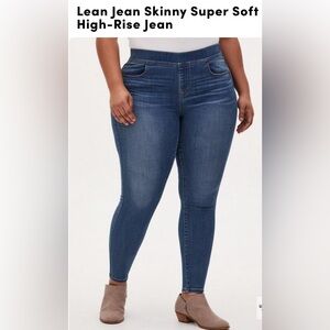 Torrid Women's Skinny Jeans Size 1x 14-16 High-Rise Denim Pull-On